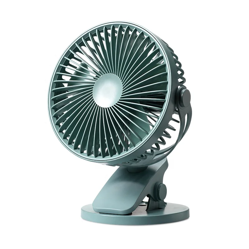 Factory Price Wireless USB Small Fan Portable Desk Clip Fan Adjustable Table Stand Mini Fan