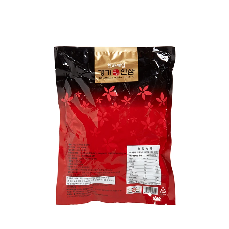 Корейский к-женьшень Gyeonggido 6 лет экстракт корня красного женьшеня Panax (Hongshen) содержащий конфеты (300 г в упаковке)