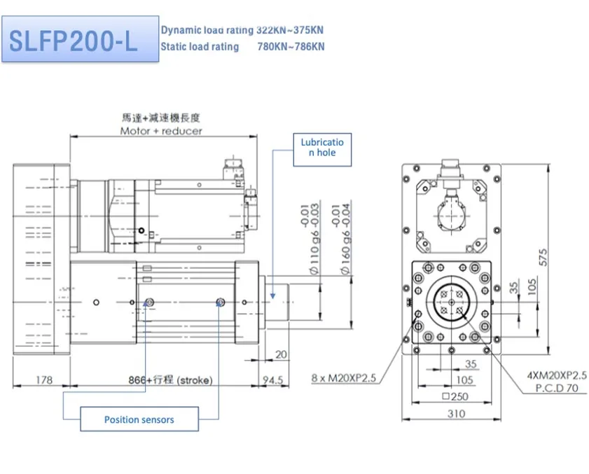 Big Force Linear Actuator for Industry Linear Actuator