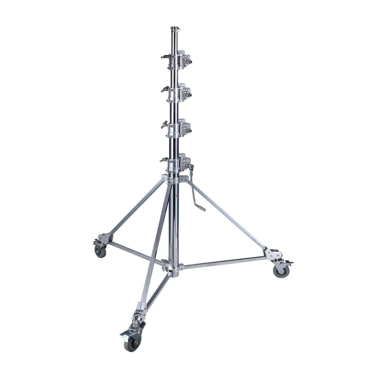 
6m steel heavy duty camera shooting holder stainless steel senior photography equipment studio light stand tripod 