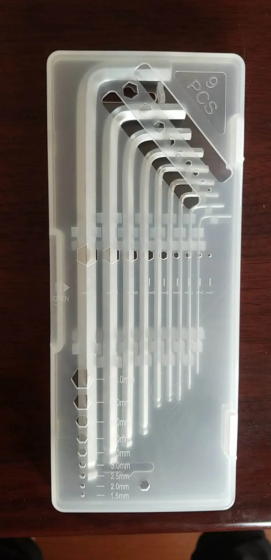 9pcs hex Key set Allen key