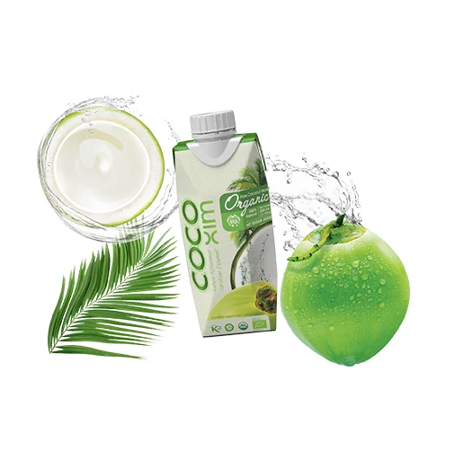 COCONUT WATER - 1000ml & 330ml - OEM Healthy Drinks Low - Fat Soft Drinks made in Viet Nam Healthy Drinks
