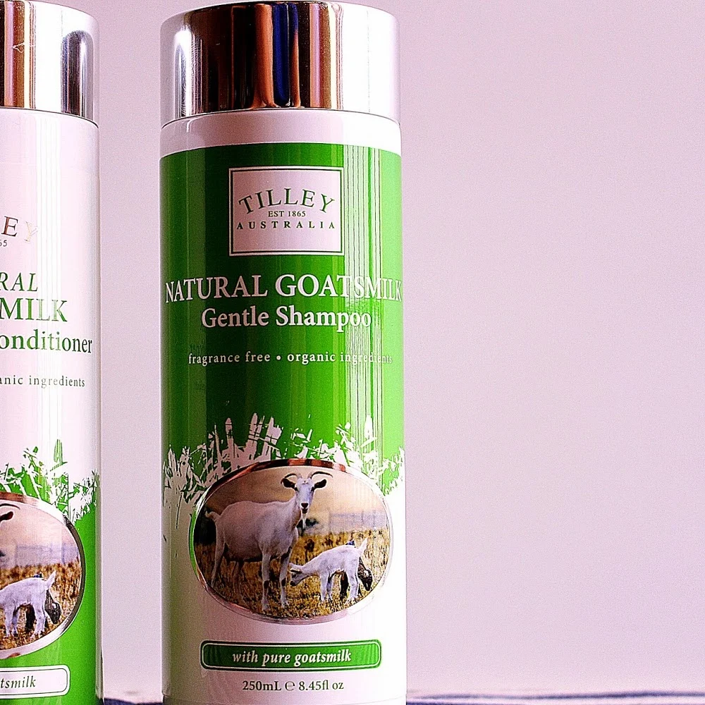 TILLEY - Goats Milk Shampoo - Shower Gel -  250mL - Natural Goats Milk Range