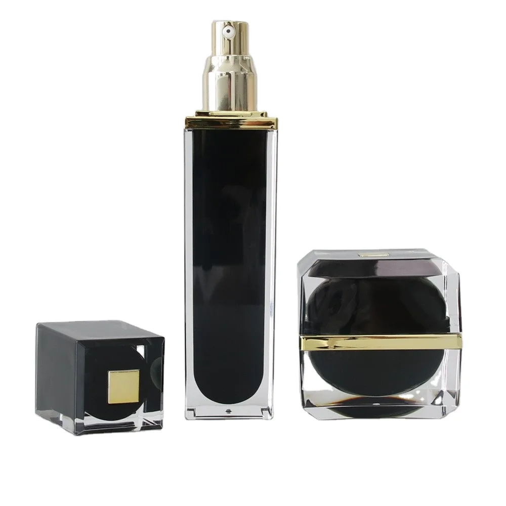 Lady cosmetics packaging 15g/30g / 50g acrylic luxury empty lotion bottle and cream jar/container