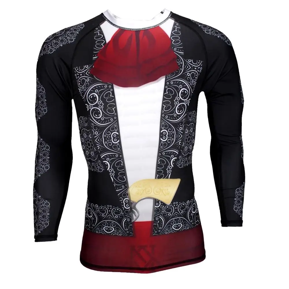 Manufacturer OEM custom made girls dress blank sublimated padded rash guard/ladies rash guard /blank mma rash guard