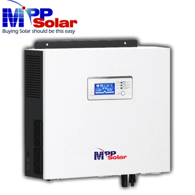 PIP2724LV-MR 2700w 110v 24v mppsolar inverter 25A MPPT charger 25A AC charger AVR AC output sockets PV input 750w 60v