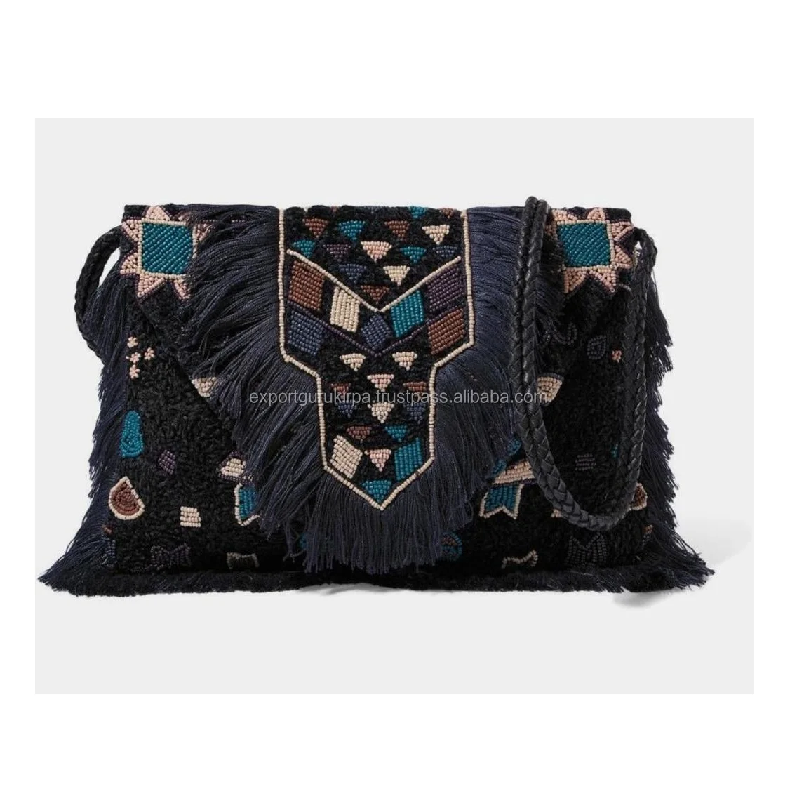 Indian Bohemian Handcrafted Clutch Bag Evening