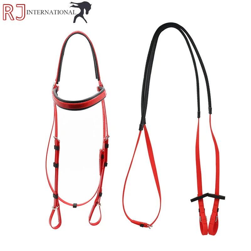 Leather bridle with Super Soft Padding and Embroidery Leather bridle / Horse Riding Equestrian Leather bridle