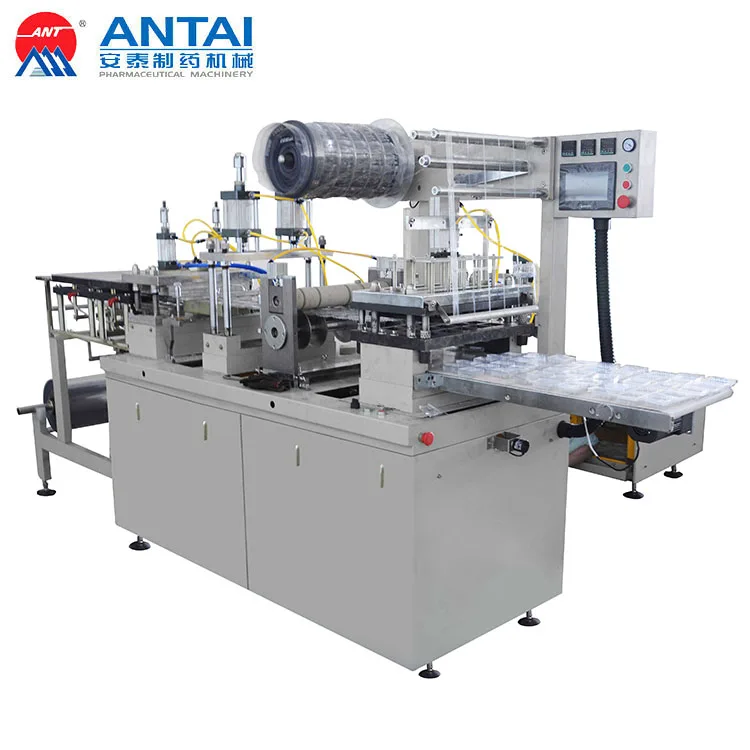 
DPB-420 Antai Pvc Ps Pet Automatic Desktop Blister Tray Cup Lid Plastic Thermoforming Tube End Forming Machine 