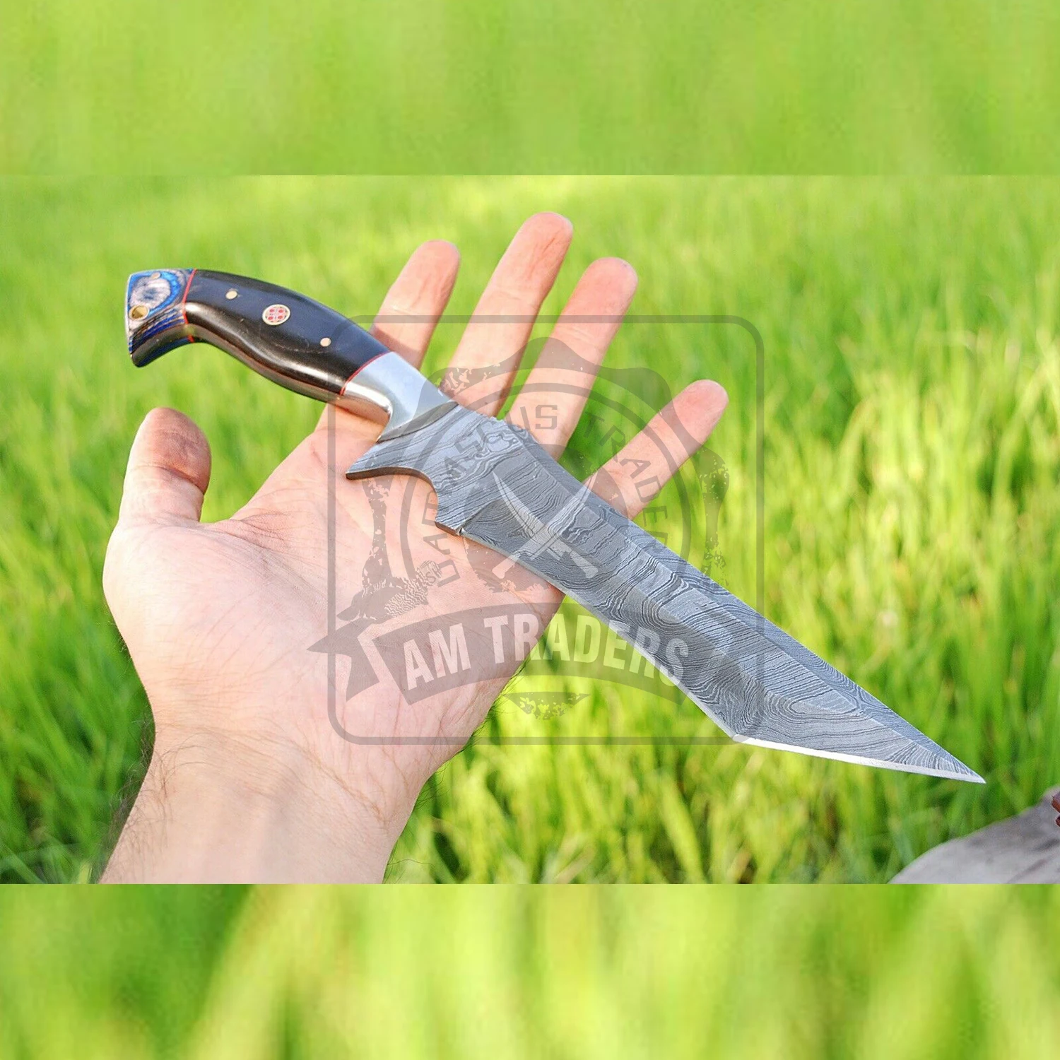 
Damascus Steel Tanto Style Knife DT-18-SK1330 