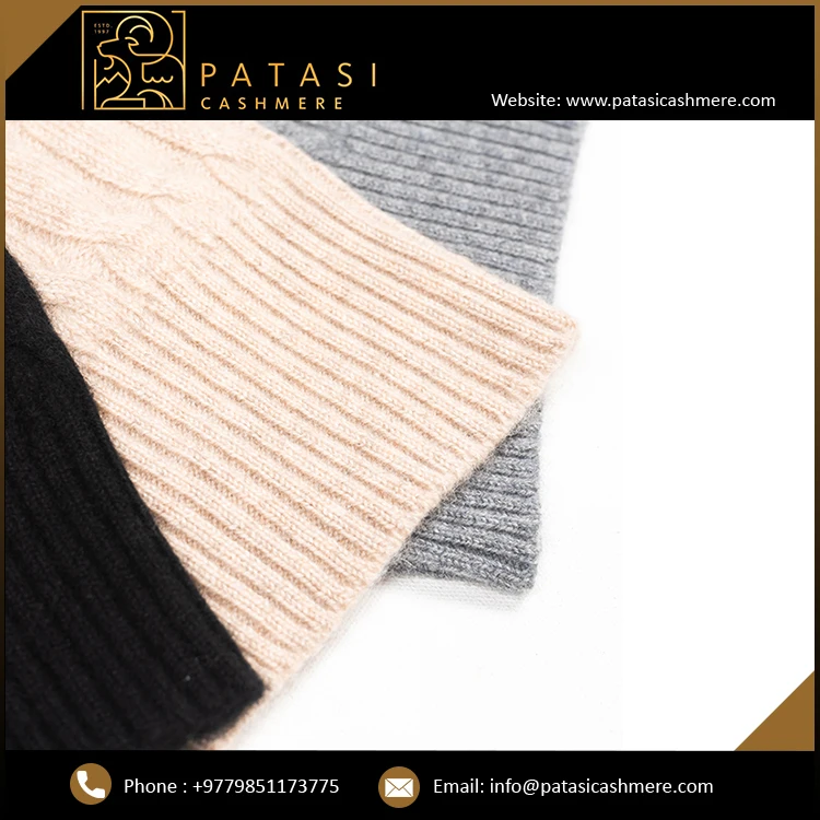 Highest Selling Cable Knit Beanie Hats Boys Girls Customizable Winter Wear Caps Made Cashmere Leather Featuring Designer Logo