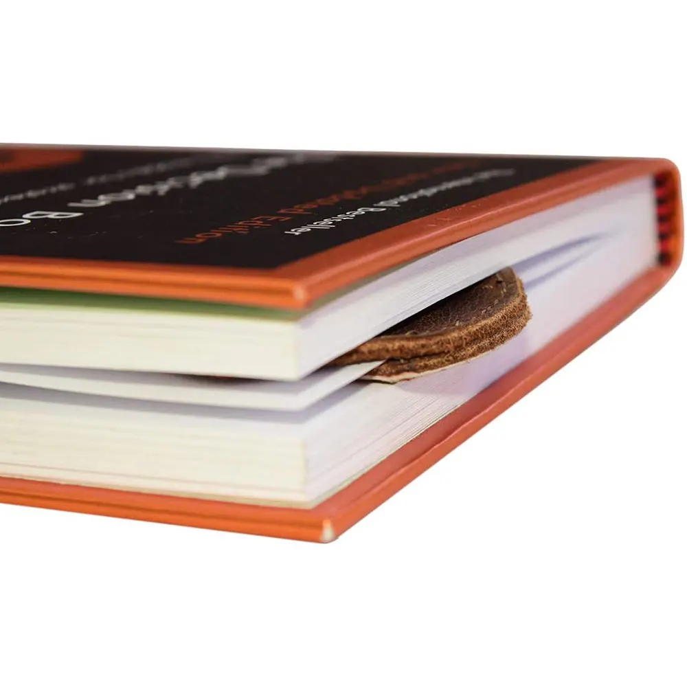 Кожаная Закладка для книг с логотипом на заказ в виде собаки