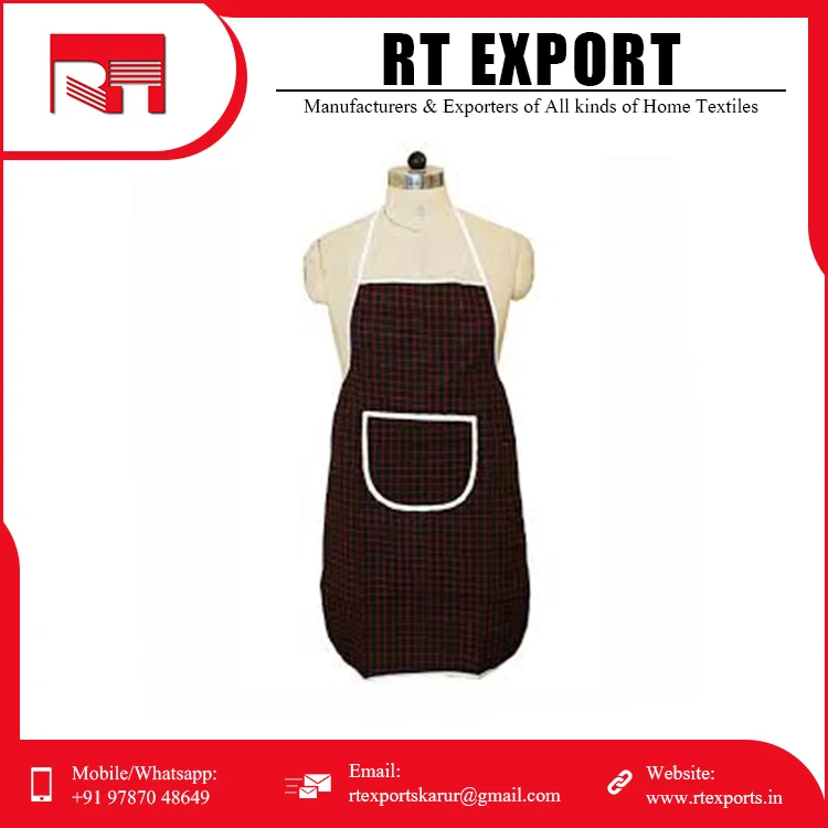 New Arrival High Quality Cotton Kitchen Apron Digital Print Cleaning Apron at Wholesale Price