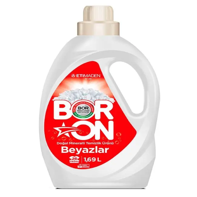 BORON MINERAL POWDER CLEANING PRODUCT 4 KG WHITES COLORS LIQUID LAUNDRY DETERGENT CLEANING PRODUCT 1,69 LT WHITES COLORS