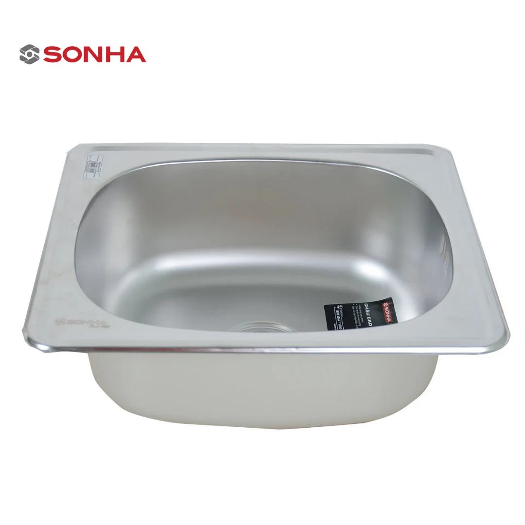 Best seller 1H447S Vietnam Single Bowl Stainless Steel Pressed Kitchen Sink