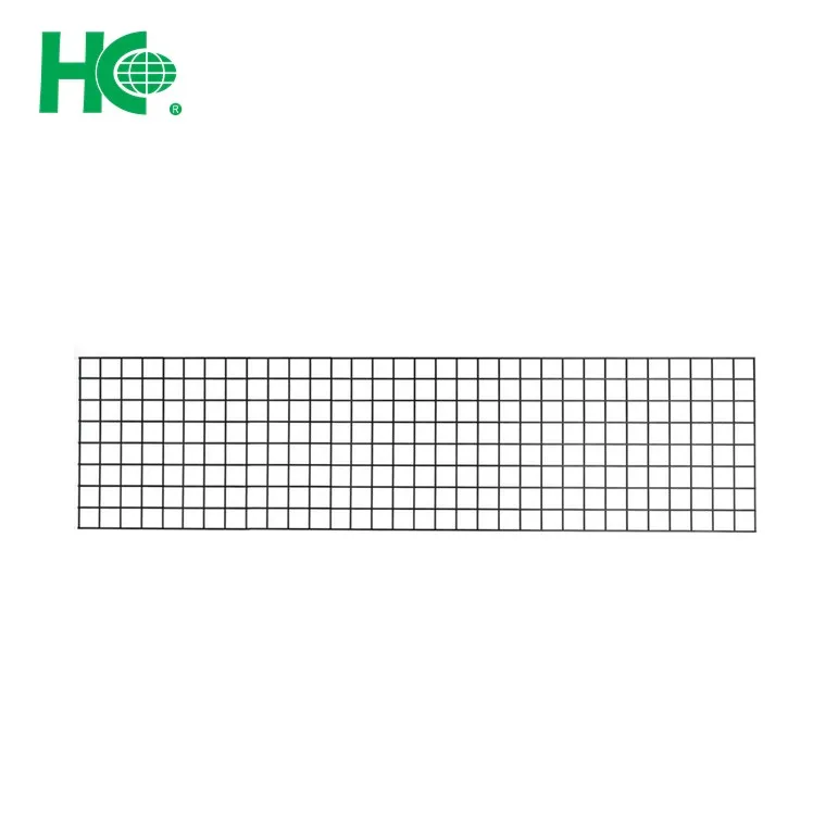 Multifunctional metal wire retail gridwall panels