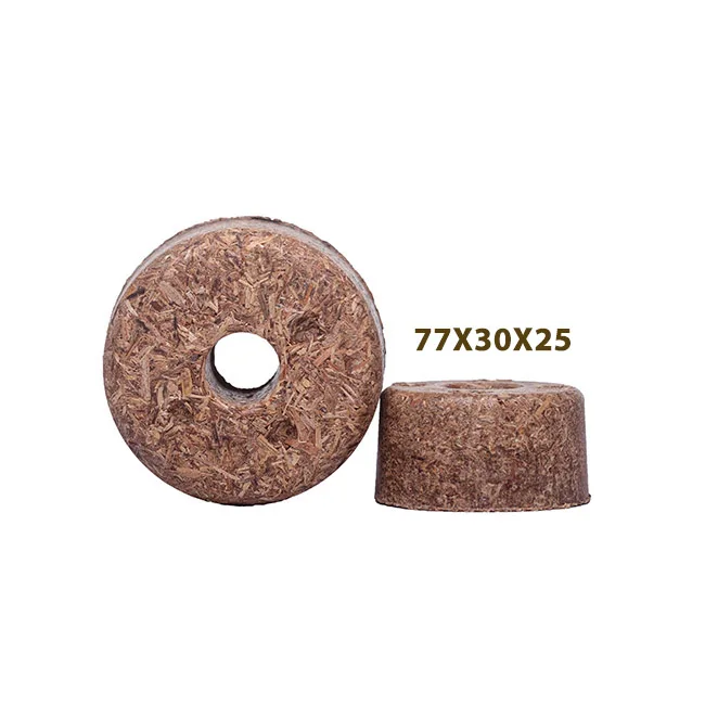 High Quality Biodegradable Wooden Paper Core Plug 77x30x25mm For Paper Roller with PEFC Certification