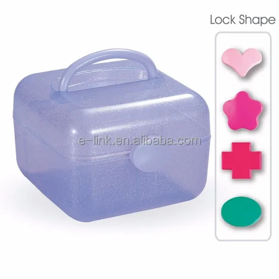 Пустой квадратный держатель для лекарств контейнер хранения аптечки первой помощи