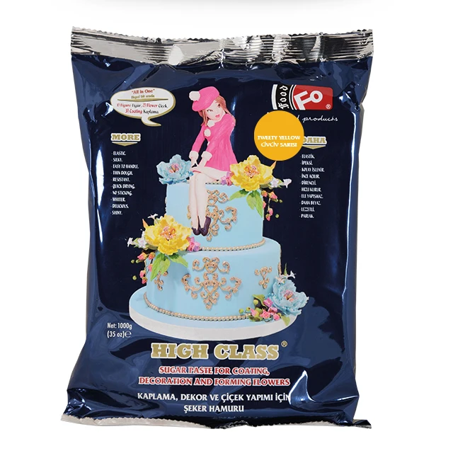 
FO High Class Sugar Paste Dough (Fondant) / Tweety Yellow 