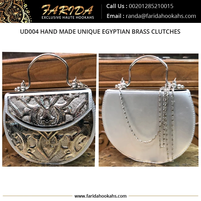 Handmade Unique Egyptian Evening Brass Clutches