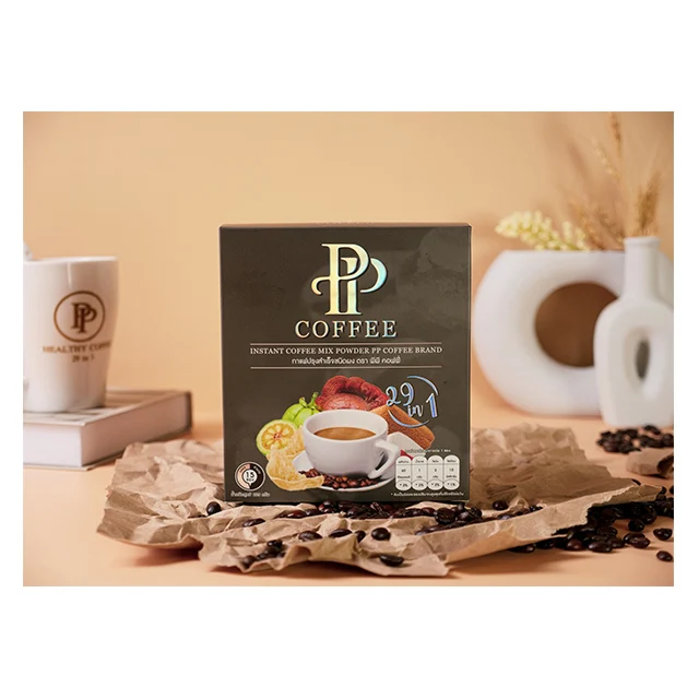 Низкое количество калорий полипропиленовый Кофе 29 в 1 здоровый мгновенный кофе ежедневное питье Премиум качество из Таиланда на экспорт 100%