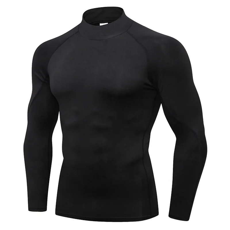 Four way Stretch Training Quick drying Breathable T shirt Active Wear Men Rash Guard Shirts Custom Swimwear