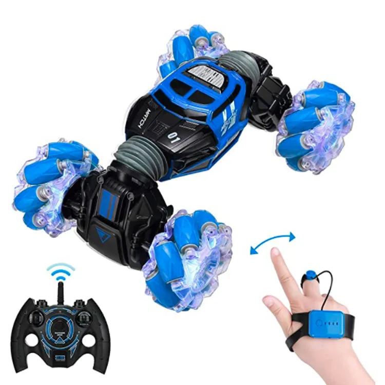 Hot Selling Gesture Sensor hand Remote Control Stunt RC Car With Lights Music