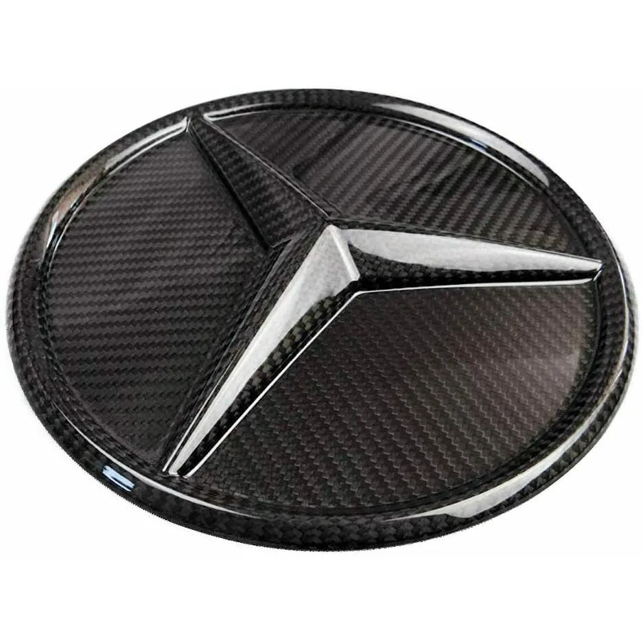 Grille Badge Made of Carbon Fiber Grill Emblem for Mercedes G Wagon G63 AMG W464 W463A 2018+
