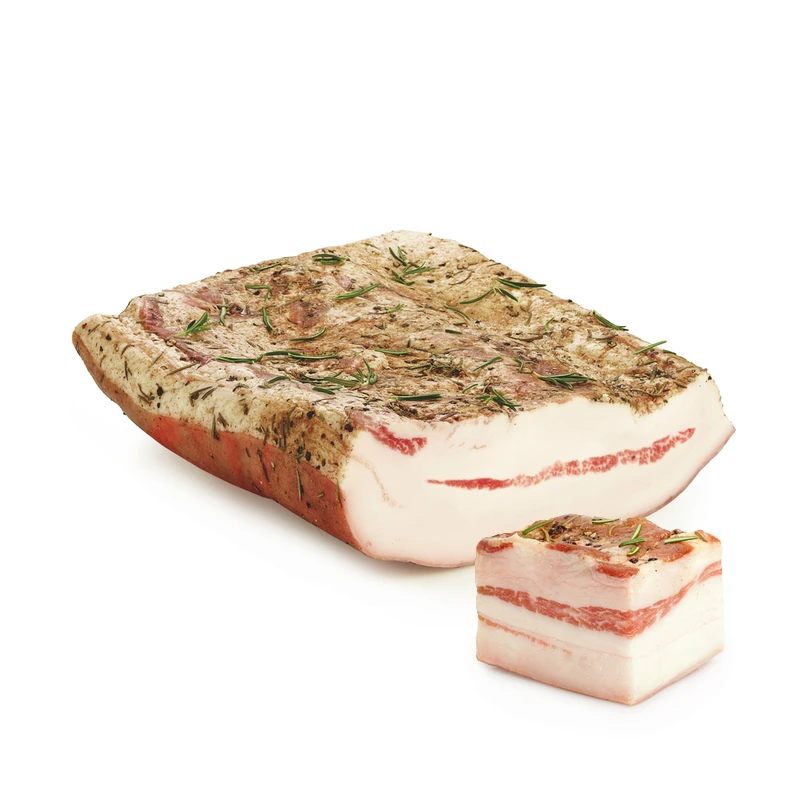 ITALIAN SALTED PORK LARD kg 3 | high quality gluten free lard | pork meat Italy supplier