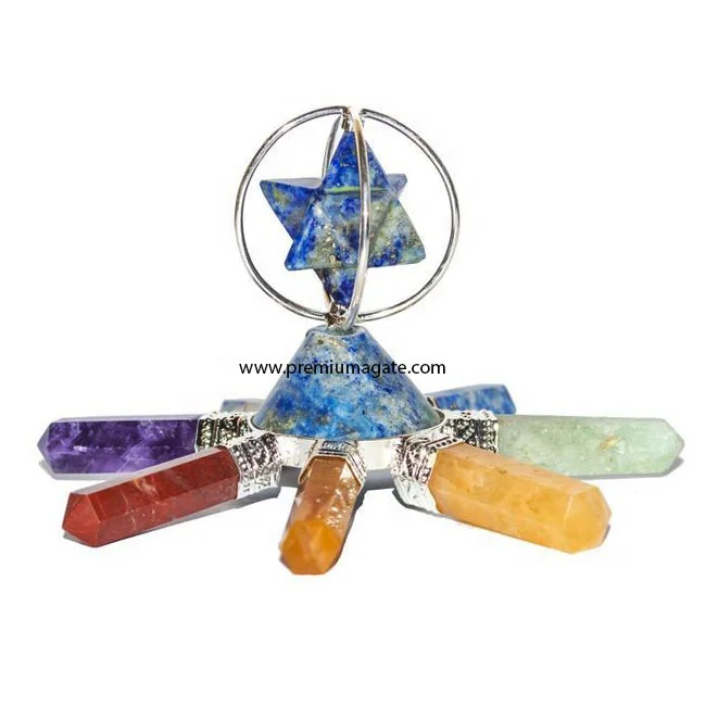 
Пирамида со звездами из лазурита, спиннинг Merkaba с точками чакр, электрогенераторы из Индии 