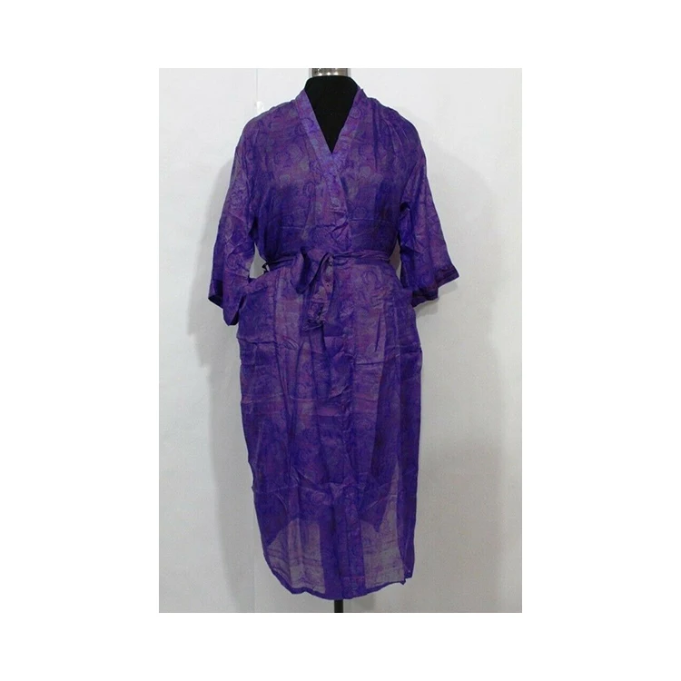 Stylish Green Color Floral Printed Design Kaftan with V-neck and Short Sleeves Casual Wear Long Dress for Women and Girls