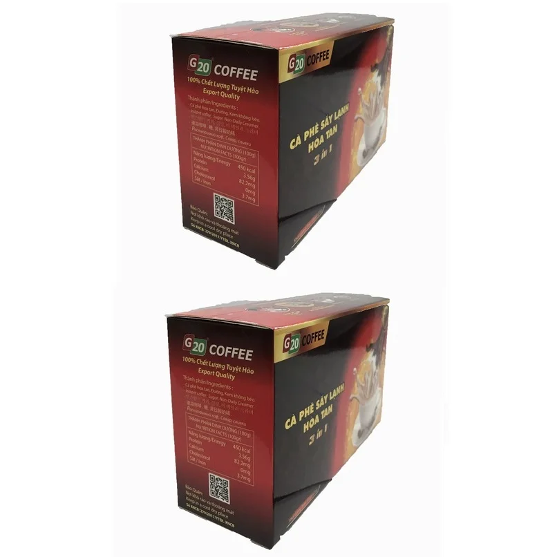 
Grade 1 HACCP and JAS Certificate Weight Loss Anti-aging15 Sachet x 15g Per Box 3 in 1 instant coffee 