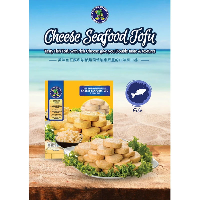 
Fresh & tender Cheese Seafood Tofu 