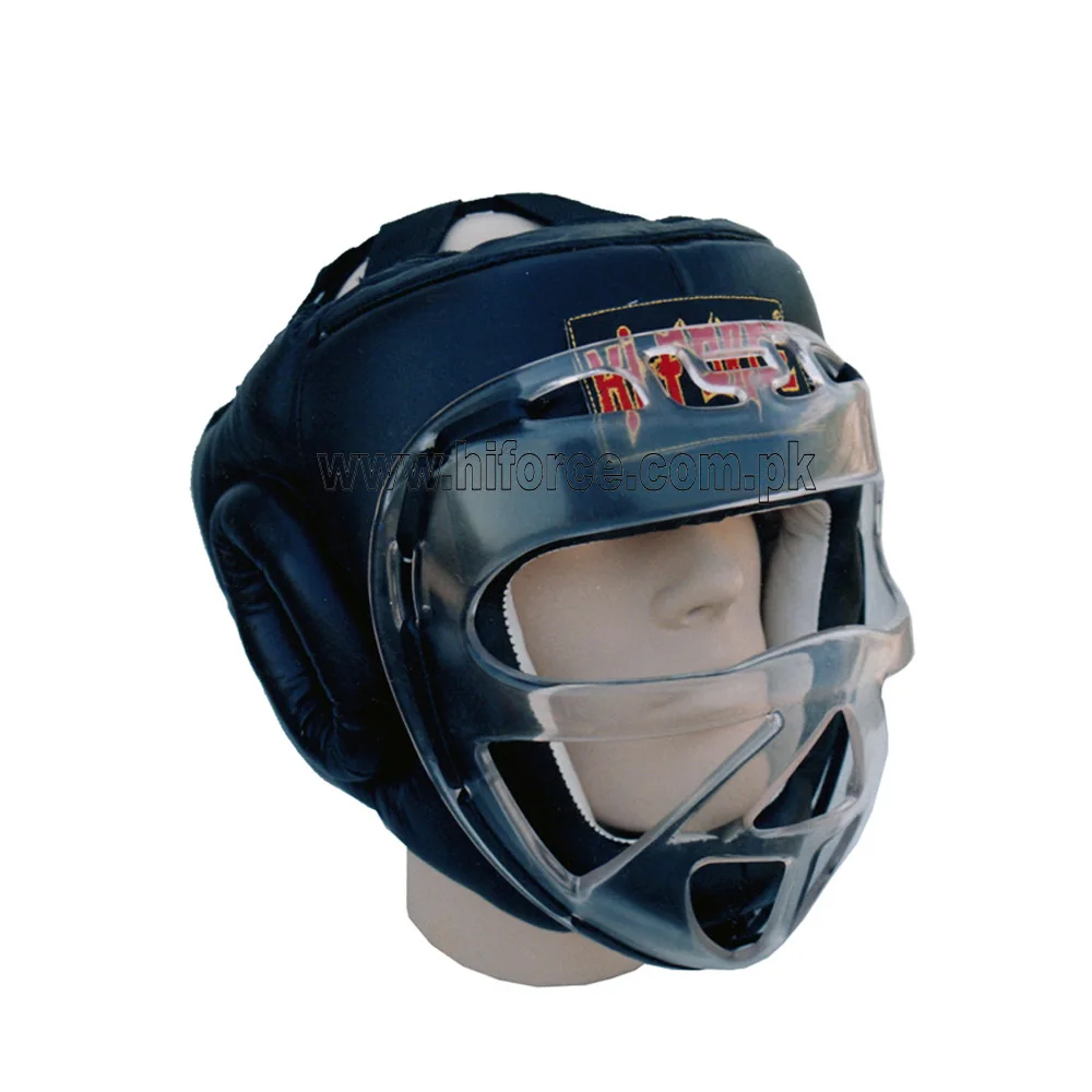 New Full Contact Kali Escrima Head Guard Fencing Head Gear Kyokushin Karate Helmet