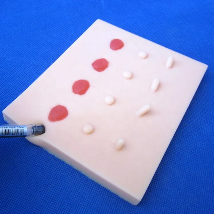 Vivid Pathological Skin Disease Lesions Model for Medical Teaching Suture Pad