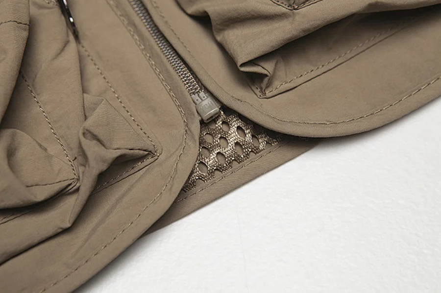 Жилет мужской тактический, летняя безрукавка фотографа, сетчатая, рабочая куртка без рукавов, инструмент, много карманов