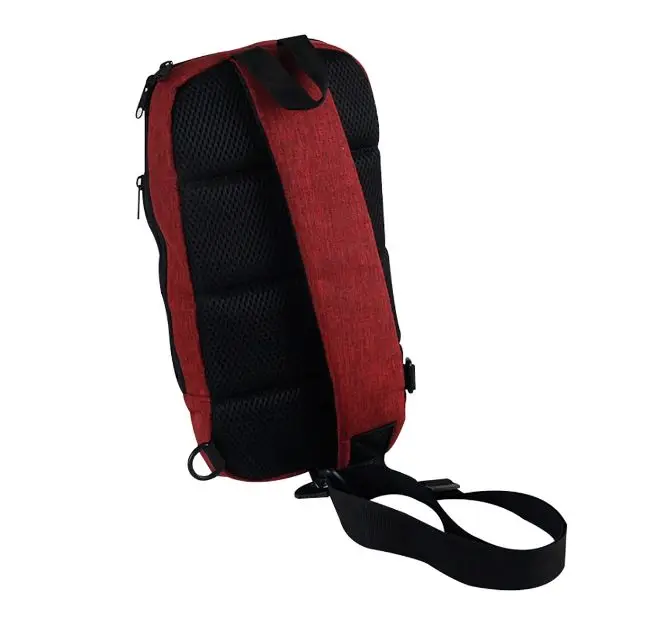 
Fashion Custom Sports Bags Sling Gym Travel Bike Laptop Chest Sling Shoulder Messenger Crossbody Phone Bags with Headphone Hole 