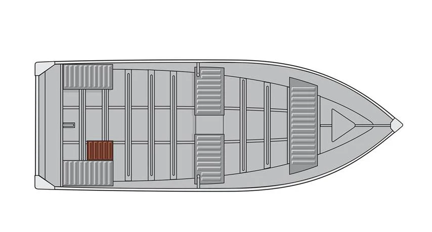 Ecocampor 12ft/14ft/16ft/18ft/20ft Flat Bottom Aluminum Utility Jon Fishing Rowing Boats for Sale