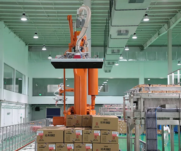 
Heavy Duty Automatic Compact Palletizer Packaging Line Robot Palletizer For Sack Packing From Malaysia 