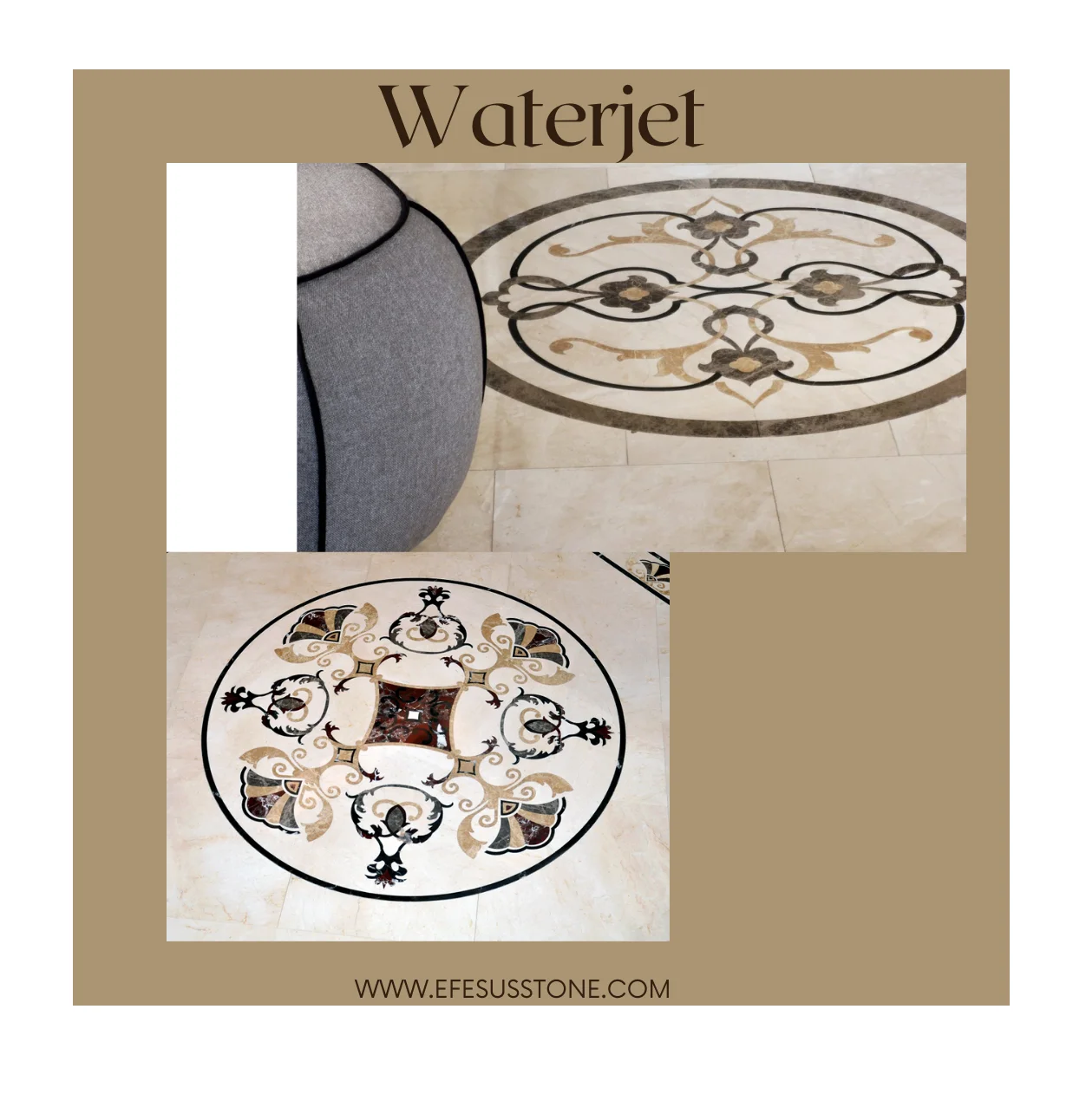 Hot Sale and Best Price ! New Color %100 Natural Stone Marble Waterjet Medallions Ready To Ship !