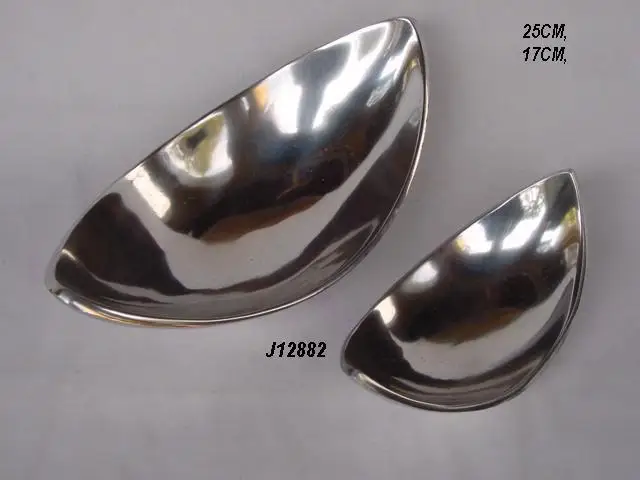 
Candy with rapper shaped cast aluminium bowl 