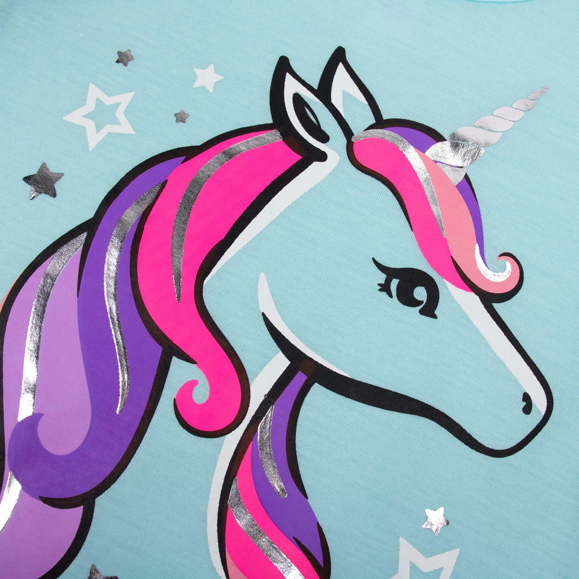 2020 Girl Unicorn Kids Pajamas Clothing 3 Piece Set Print Short l Stylish l Animal l Custom OEM Garment Manufacturer l Custom