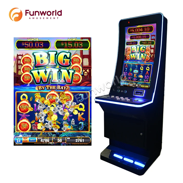 Стабильное оборудование игровой шкаф с сенсорным экраном 32 дюйма автомат kirin монетницей США