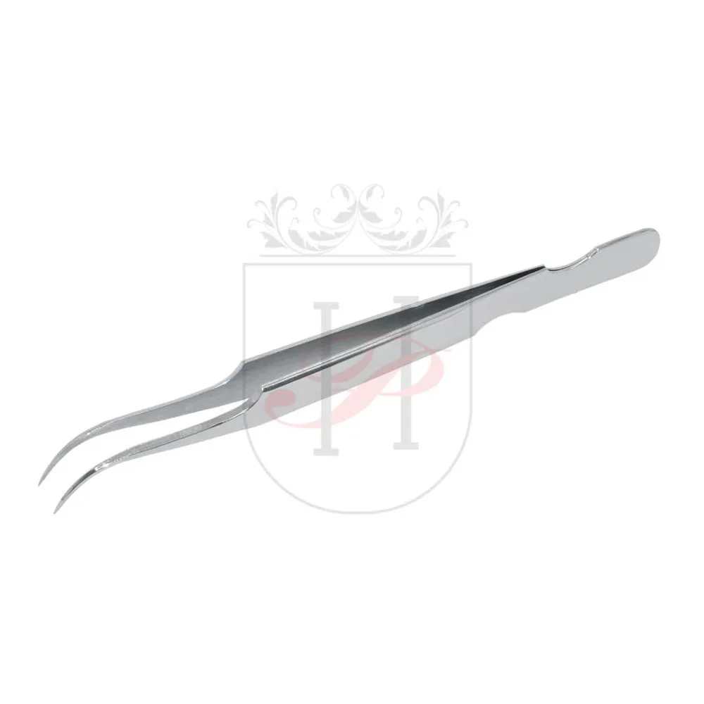 Stainless Steel Strong Curved Eyelash Extension Volume Tweezers Private Label, Top Quality Stainless Steel Eyelash Tweezers