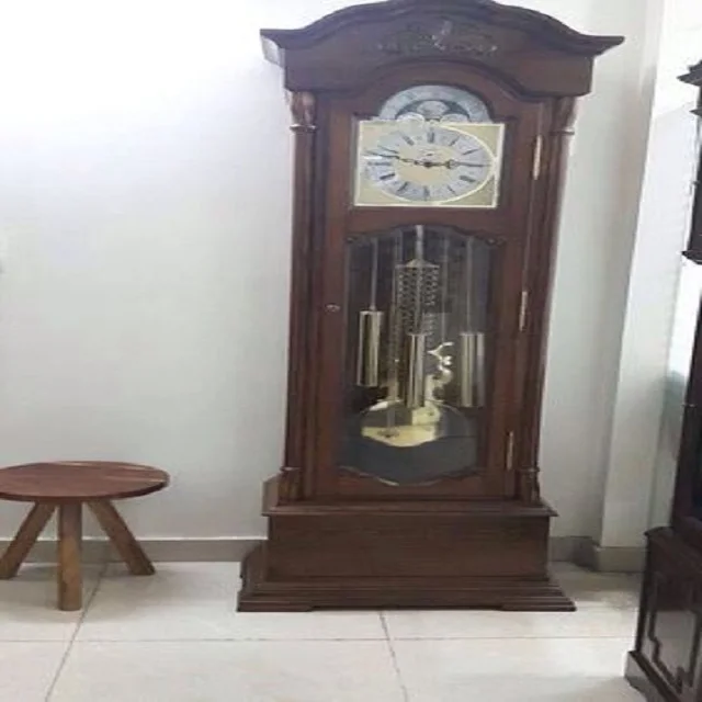 Mechanical Hermle Grandfather clock hourly chiming