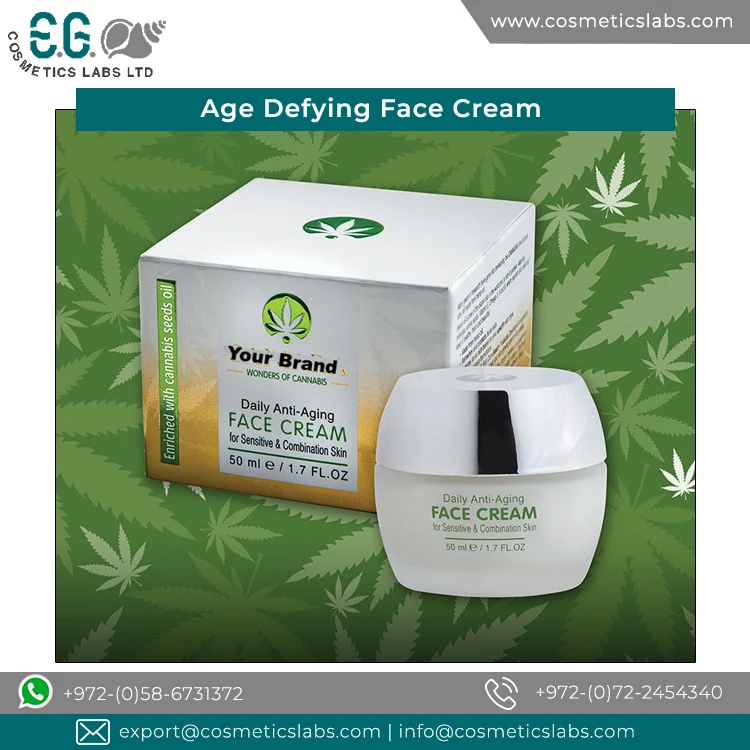 Контракт от производителя продажа уход за лицом антивозрастной пеньковый крем для лица омолаживающий