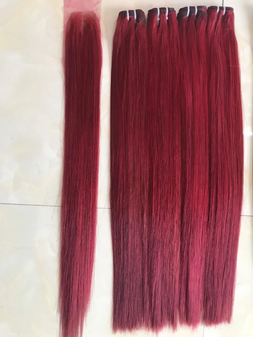  Оптовые продажи 100% человеческие волосы из Вьетнама наращивание волос цветные