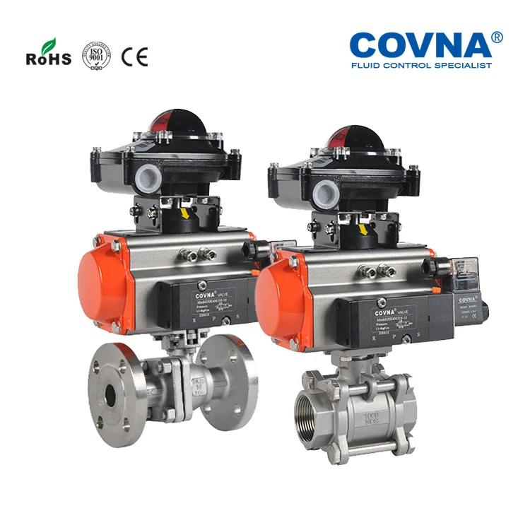 Wholesale Price 4 20mA Smart YTC Electro Pneumatic Positioner Clamp Single Acting Air Actuated Valve