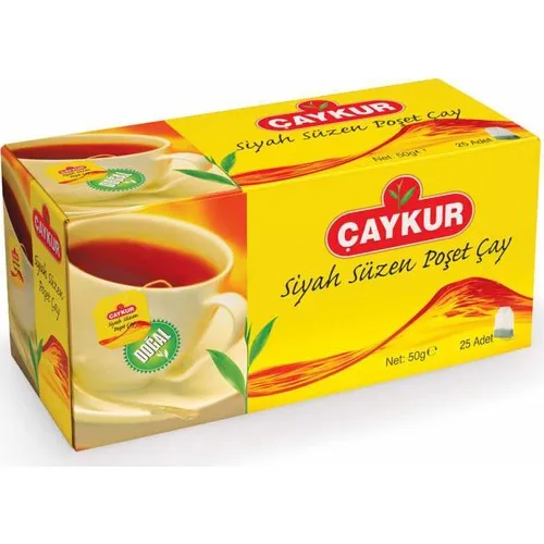 
Turkish Black Tea Caykur Tea Bag 50 gr, 25 pcs tea for cups 