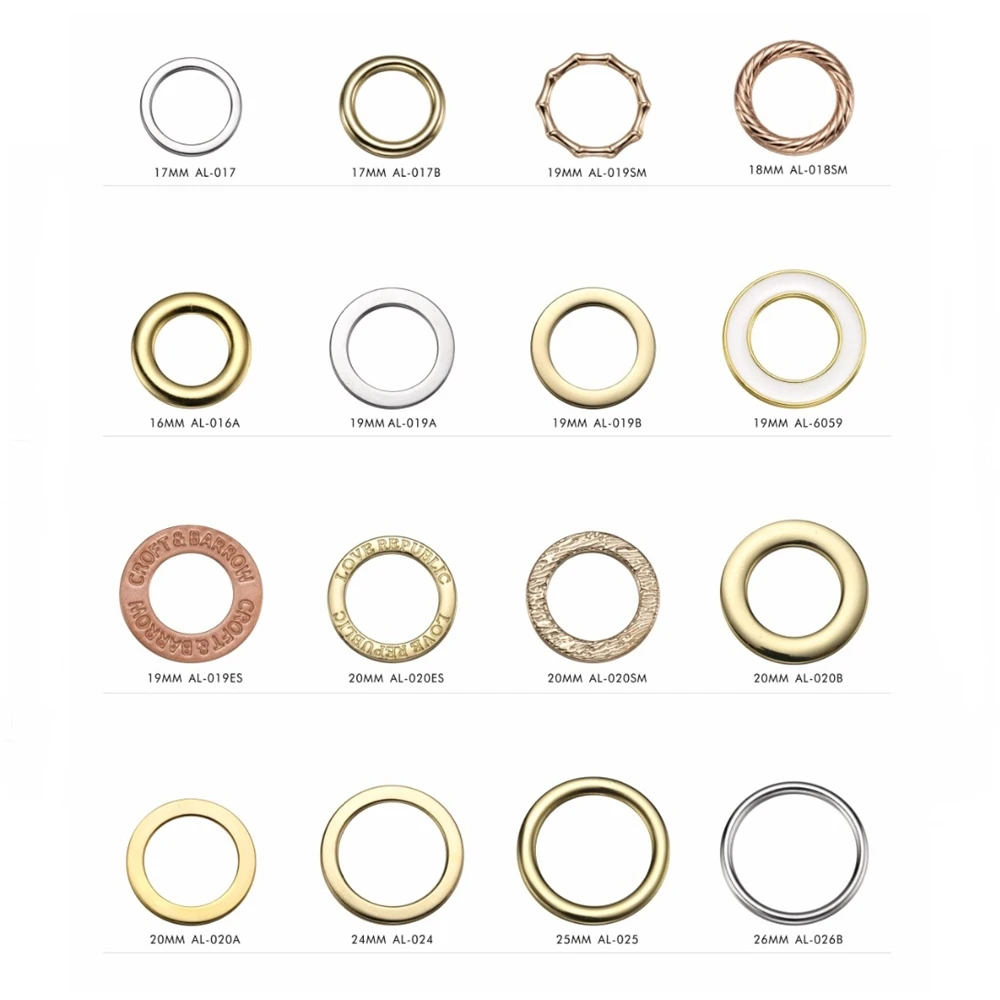Nickle Free Swimwear Rings Various Sizes O Ring Swimwear Accessories Making Supplies